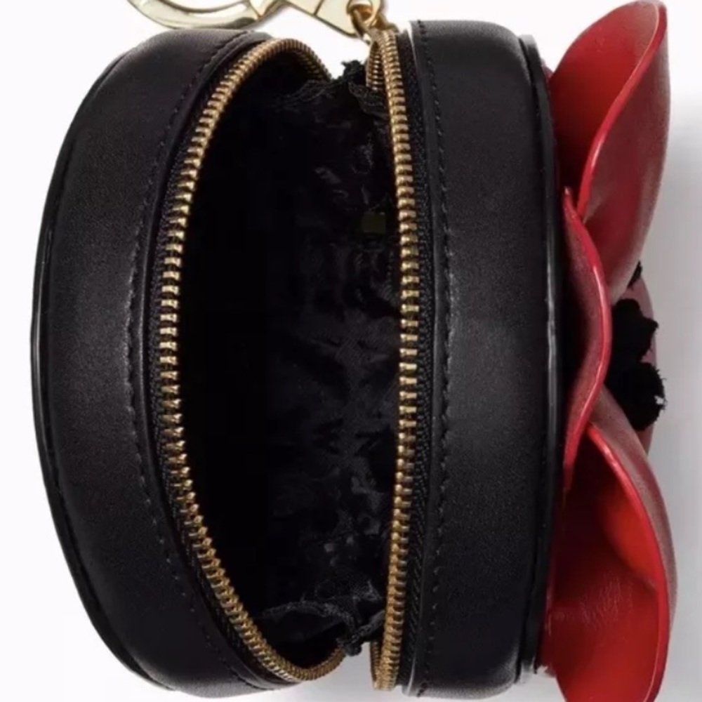 Kate spade OH la la Poppy red black coin purse NWT - Picture 6 of 8